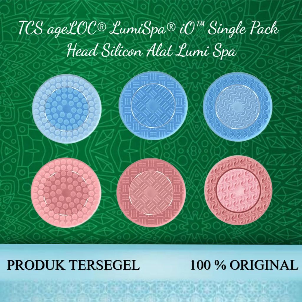 Head Replacement LumiSpa iO TCS Head Silicon / Kepala Silikon Pengganti Alat Cuci Muka, Hygienis, Ga