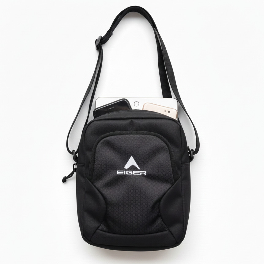 Tas selempang eiger travel pouch 2f new 100% original - Sheandstore