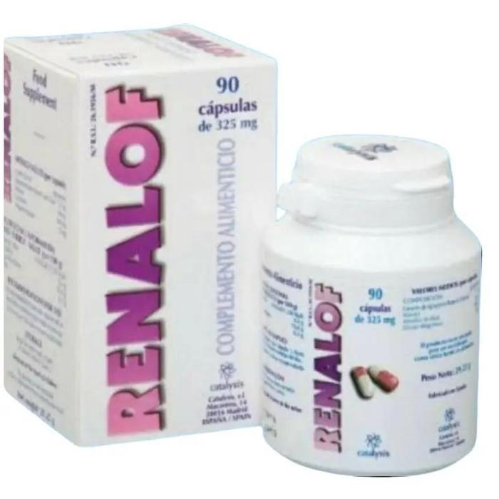 Renalof 90 Kapsul - Obat Herbal Peluruh Batu Ginjal, Integratore Alimentare, 90 Capsule
