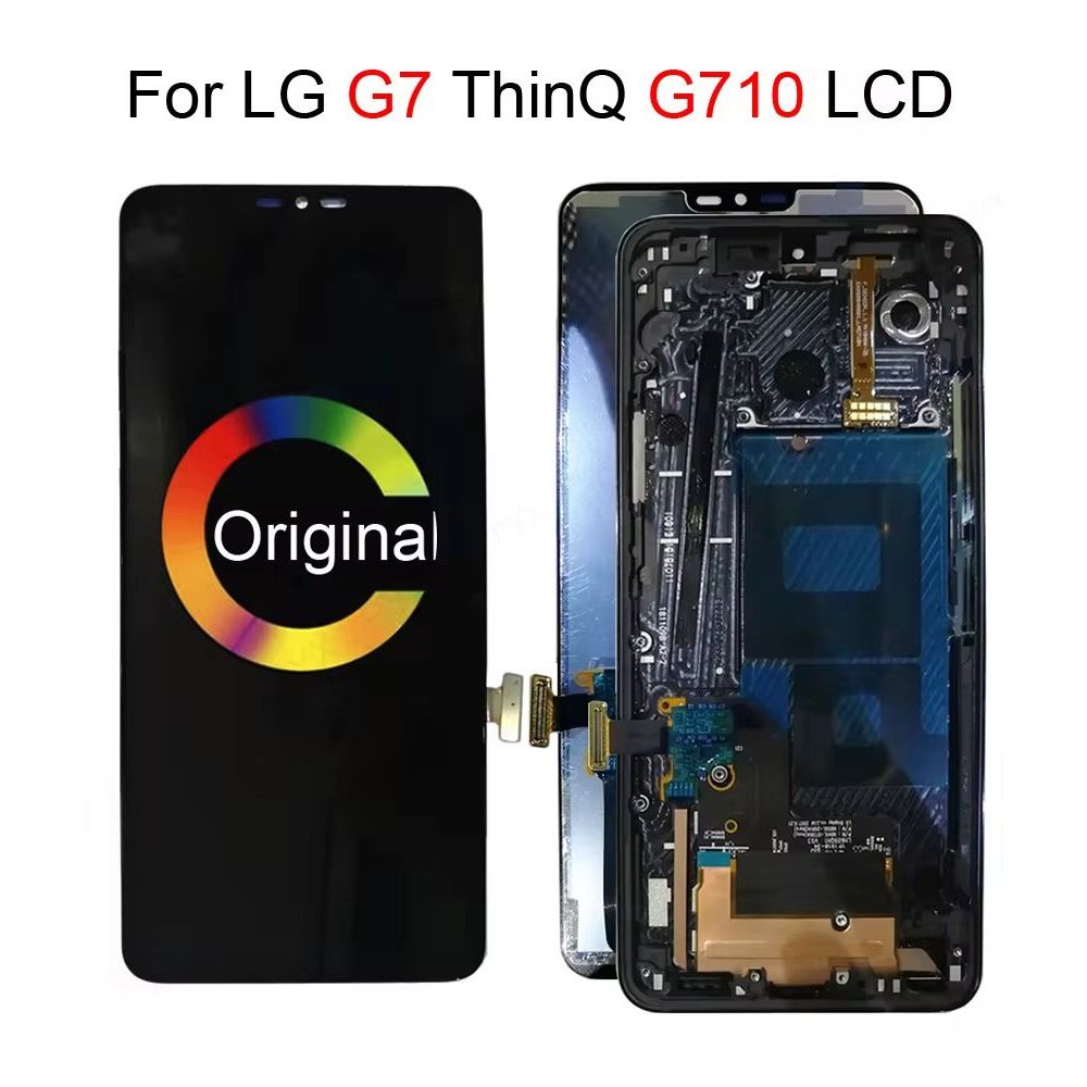 Ori.tested 6.1” For LG G7 ThinQ LCD Touch Screen Digitizer Assembly For LG G7 G710EMW Display with F