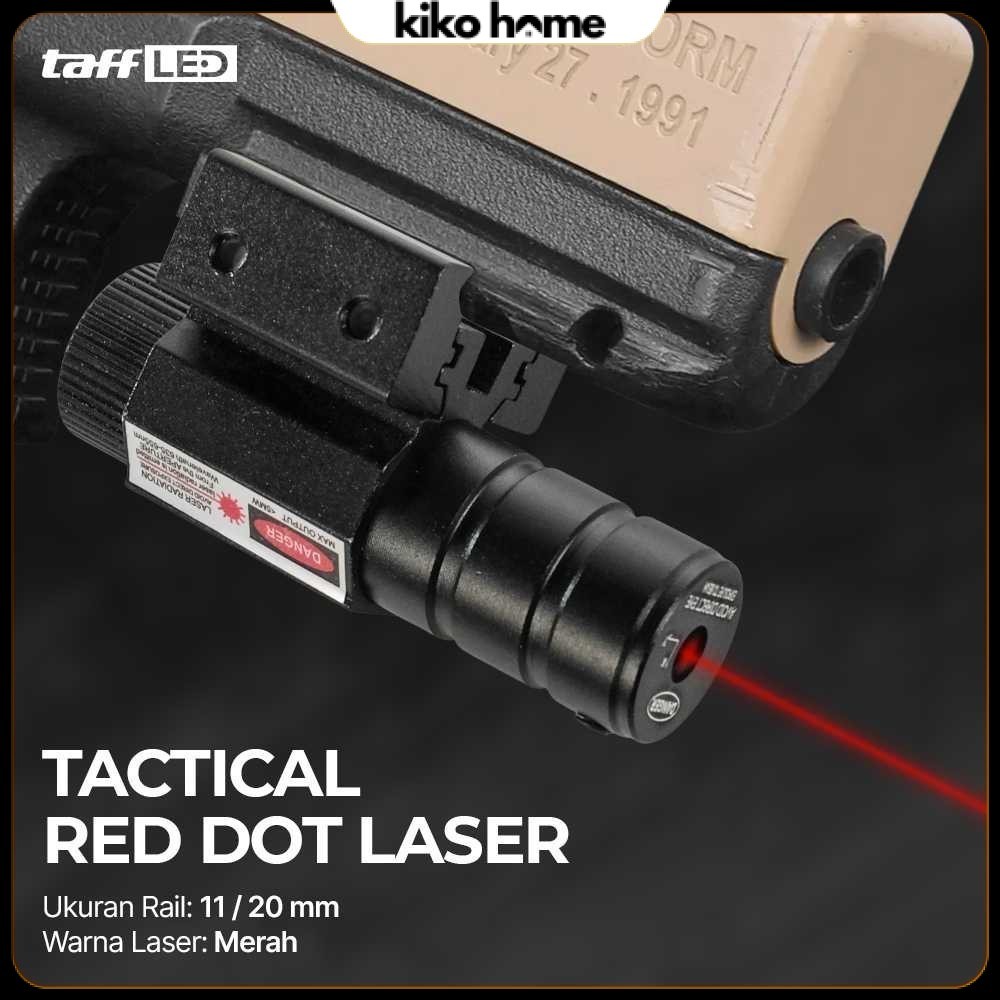 TAFFLED Tactical Red Dot Laser Gun Mount Airsoft Rifle 11/20mm - HJ11