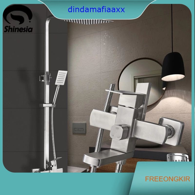 SHOWER TIANG COULOMN STAINLESS SUS304 CARLO FIOTINI PANAS DINGIN