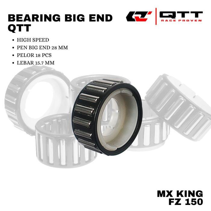 Laher Bearing Bambu Big End QTT MX king Nmax Aerox Vixion New High Speed Black