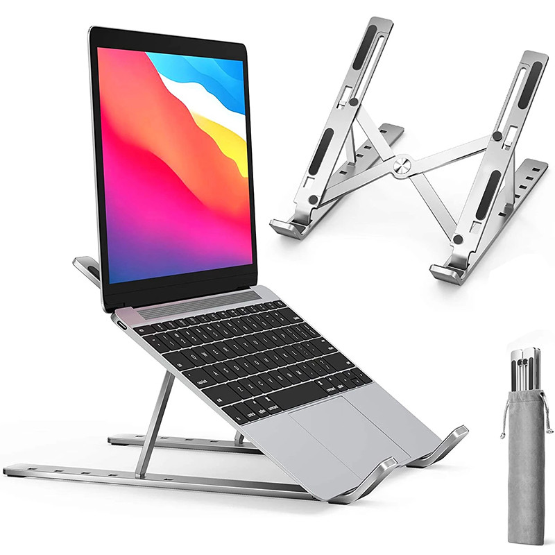 Aluminum Alloy Laptop Holder Stand Adjustable Foldable Portable for Notebook Computer Bracket Liftin