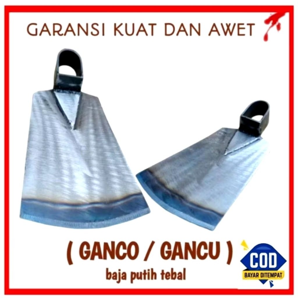cangkul ganco super- cangkul gancu baja putih super