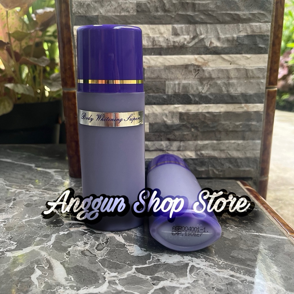 HB ANGGUR UNGU BODY WHITENING SUPER ORIGINAL TEKSTUR GELL 004001-1 KLOBE INKOPAD