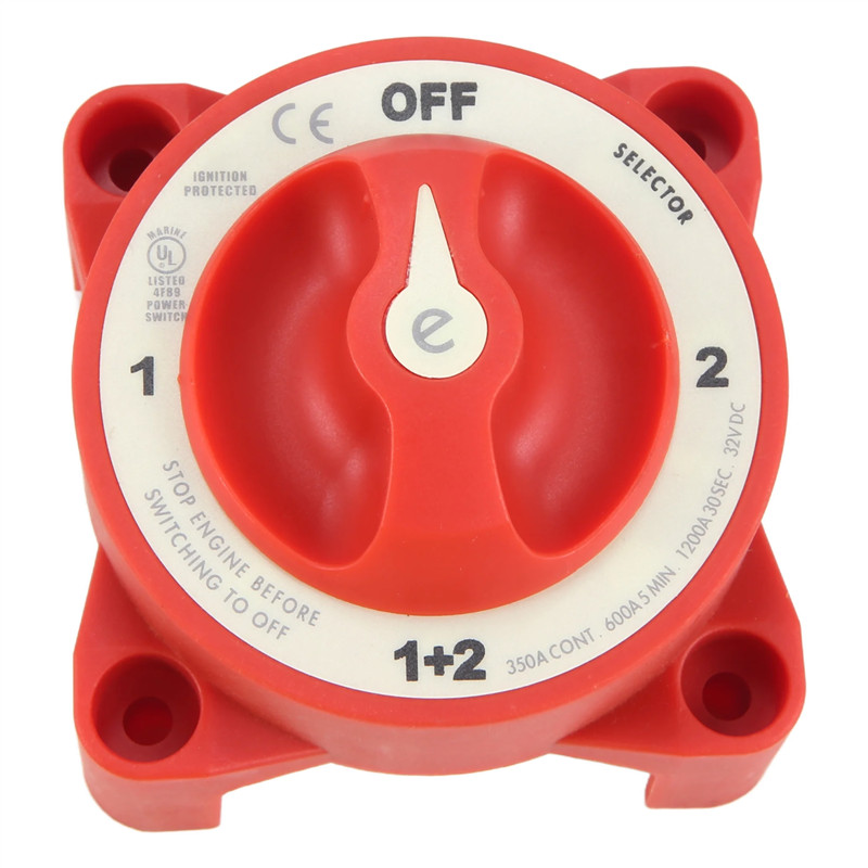 Dependable-DC 32V 350A Battery Switch 4-Position Selector Marine Boat Battery Selector Switch Discon