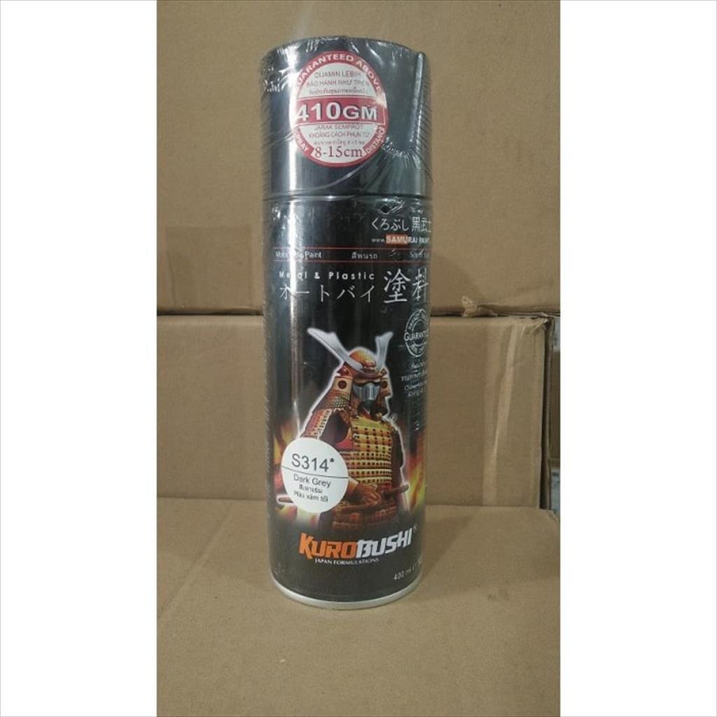 Cat Semprot Spray Aerosol Samurai Paint Dark Grey Abu Monyet S314*