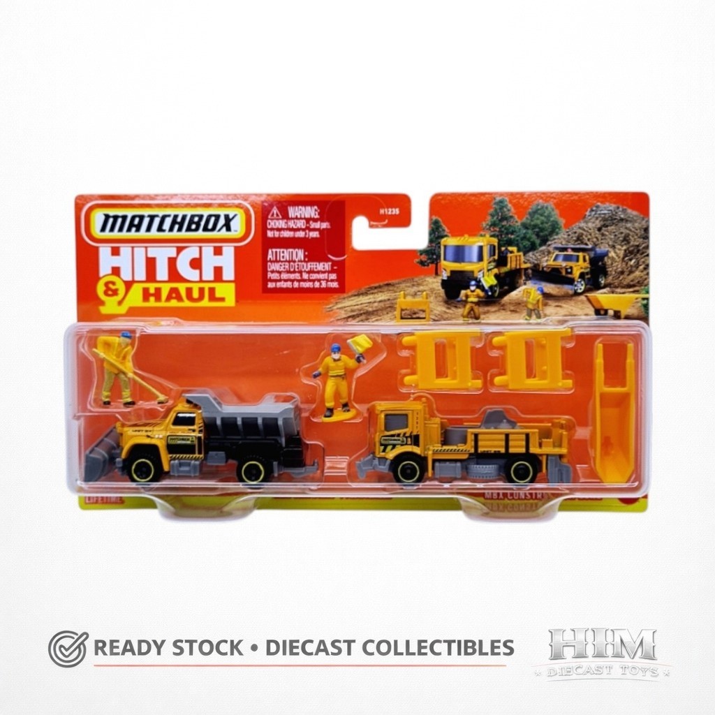 Matchbox Hitch & Haul Road Stripe King Plowverizer - 938H