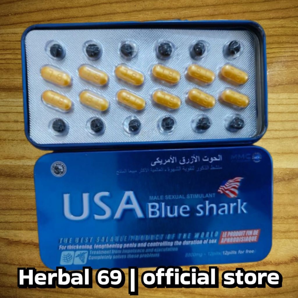 ASLI ORIGINAL BLUE SHARK USA ASLI IMPORT OBAT_KUAT(Produk Original)