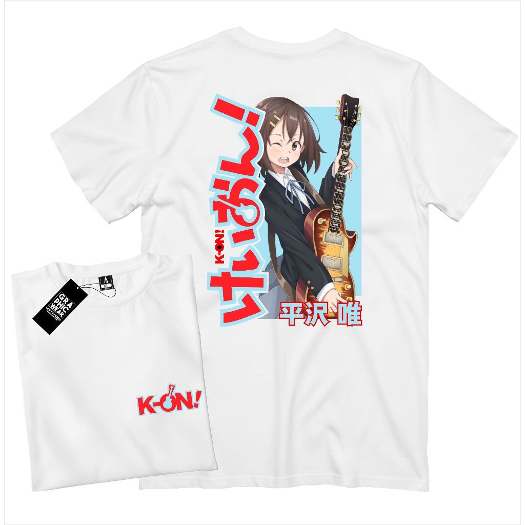 Kaos Anime Keion K-On Cotton Combed