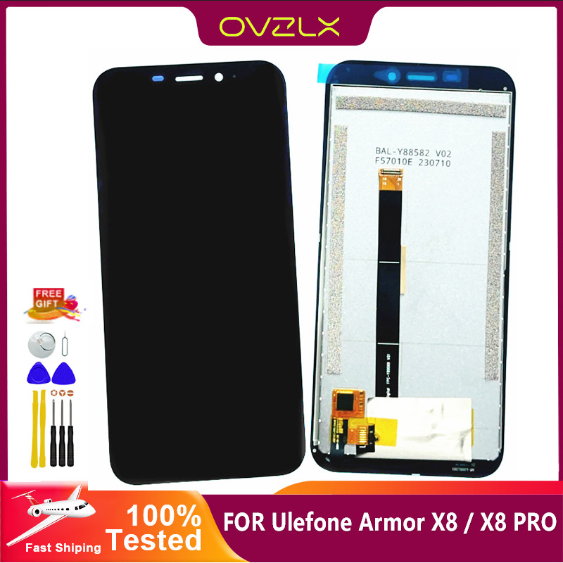 5.7" New For Ulefone Armor X8 LCD splay ULEFONE Armor X8 Pro Tou Screen ArmorX8Pro gitizer Assembly 