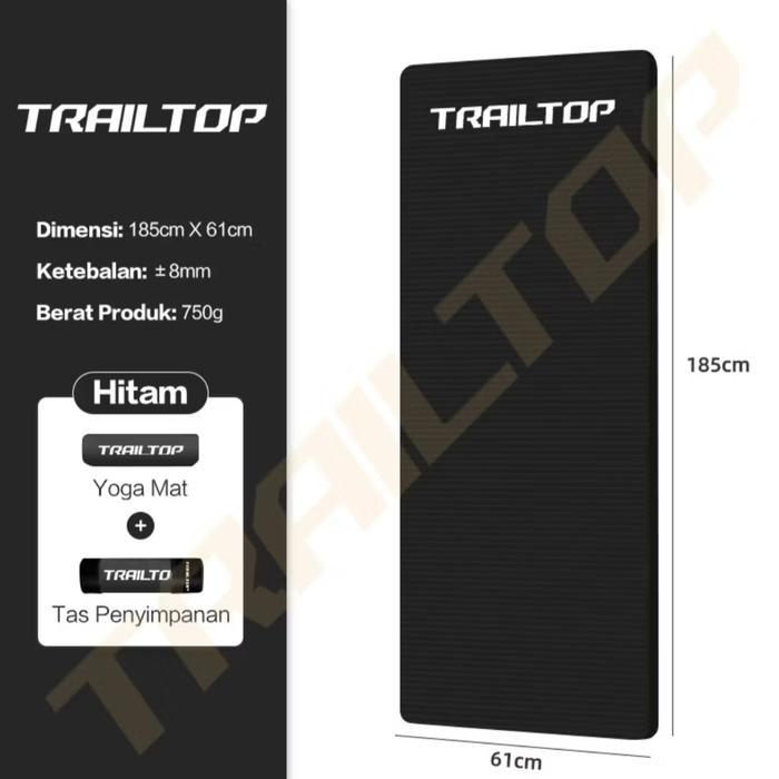 HOT PRODUK Matras Olahraga Trailtop Matras Yoga Matras Olahraga Tebal Matras Olahraga Karpet Olahrag