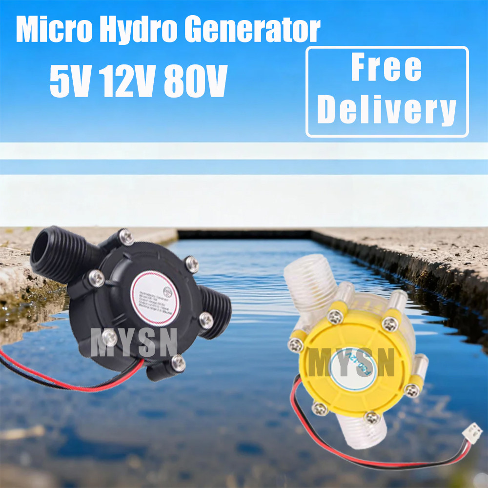  12V Free Energy Water Turbine Generator 5V Hydroelectric Generator Homeuse Portable Generator Camp