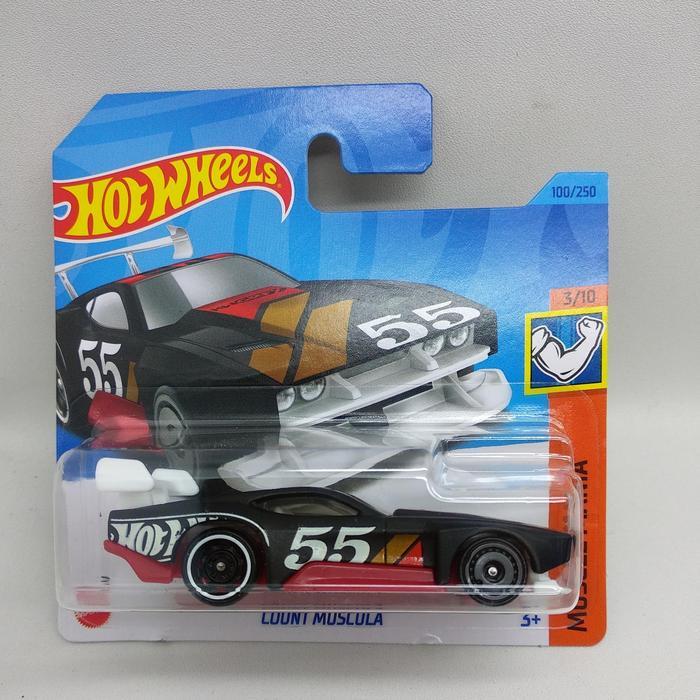 Diecast Hot Wheels COUNT MUSCULA  SHORT CARD USA D-25 Mainan Skala 64