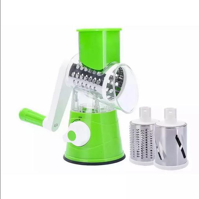BIG SALE Alat Parutan Penggiling Parut Peggiling Pengiris Sayuran Bumbu Dapur - Hijau
