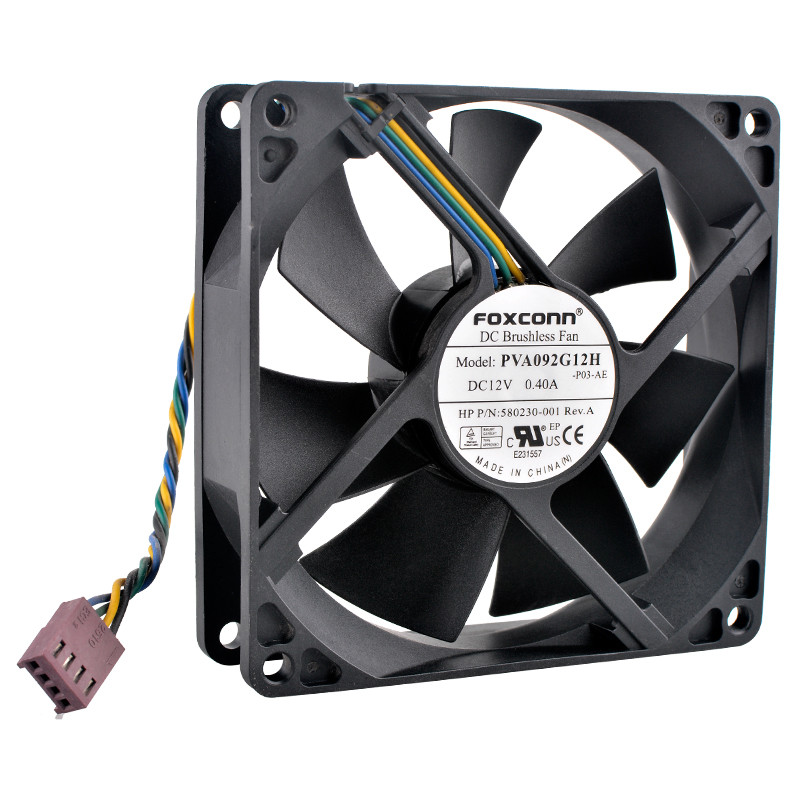 PVA092G12H 92cm 92mm fan 92x92x25mm DC12V 040A High speed cooler cooling fan for chassis CPU