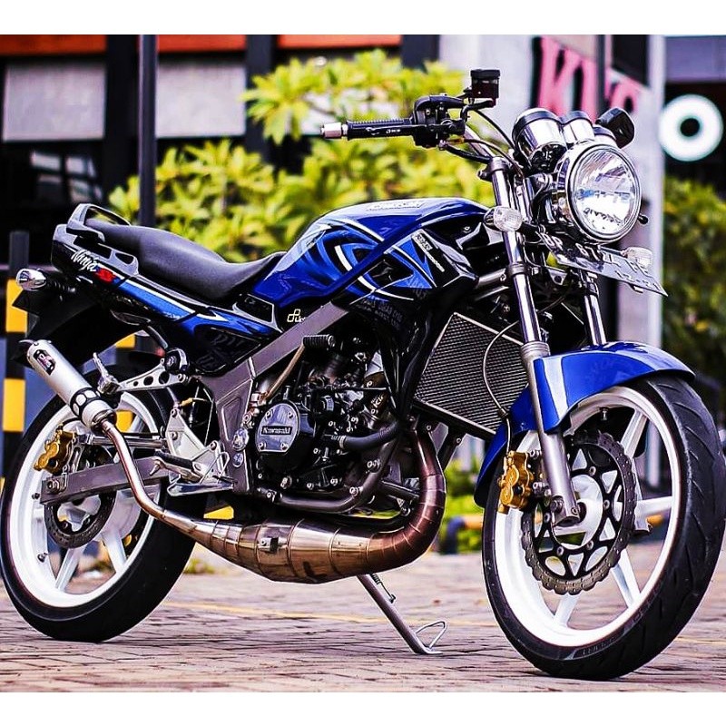 Sticker ninja ss 2011 biru striping ninja ss biru 2011 berkualitas