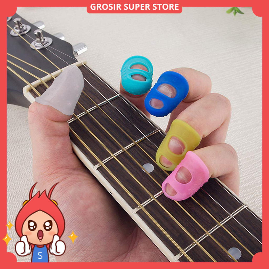 DLW Pelindung Jari Gitar Silicone Fingertip Protector 5 PCS - DLW-05