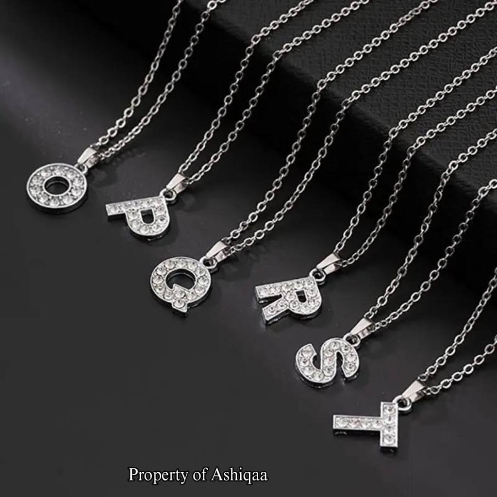 Kalung Inisial Titanium Couple Pasangan Kalung Nama