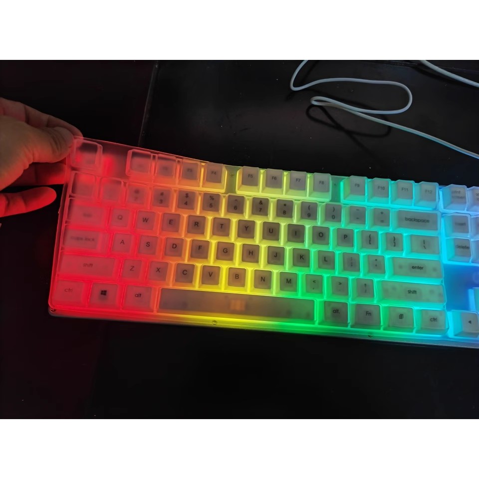 Waterproof Silicone Keyboard Cover Protector Skin For HP GK110 K10G GK100 GK400F K500 104 Keys Meani