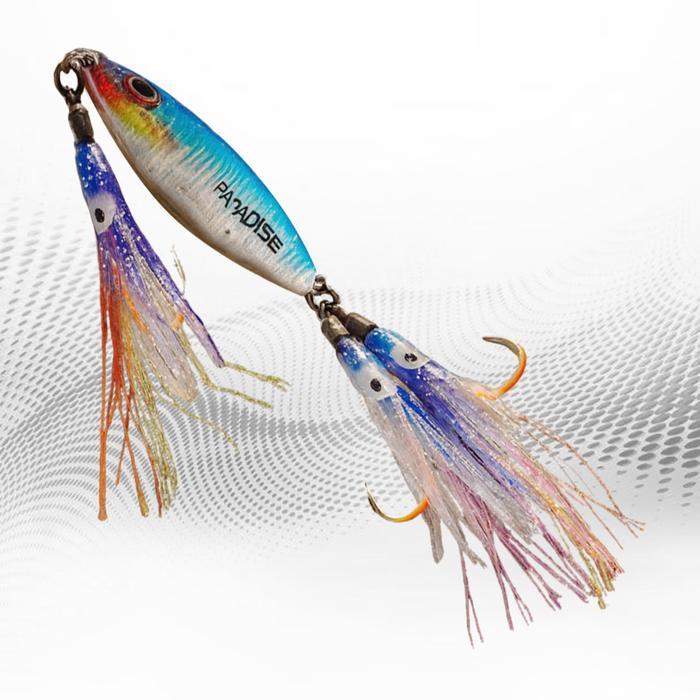 Paradise Ready To Strike Metal Jig Cumi Premium Fish Lure GID 60-120gr - Jigging Laut Glow In The Da