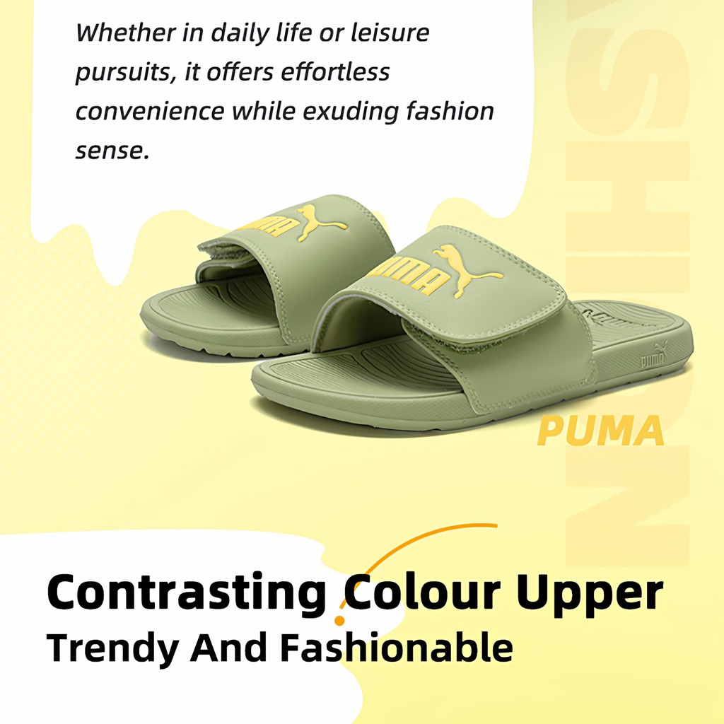 Puma Cool Cat 2.0 V Slippers/Sandals, Cushioning and Breathable Men's and Women's Shoes, Outdoor Bea