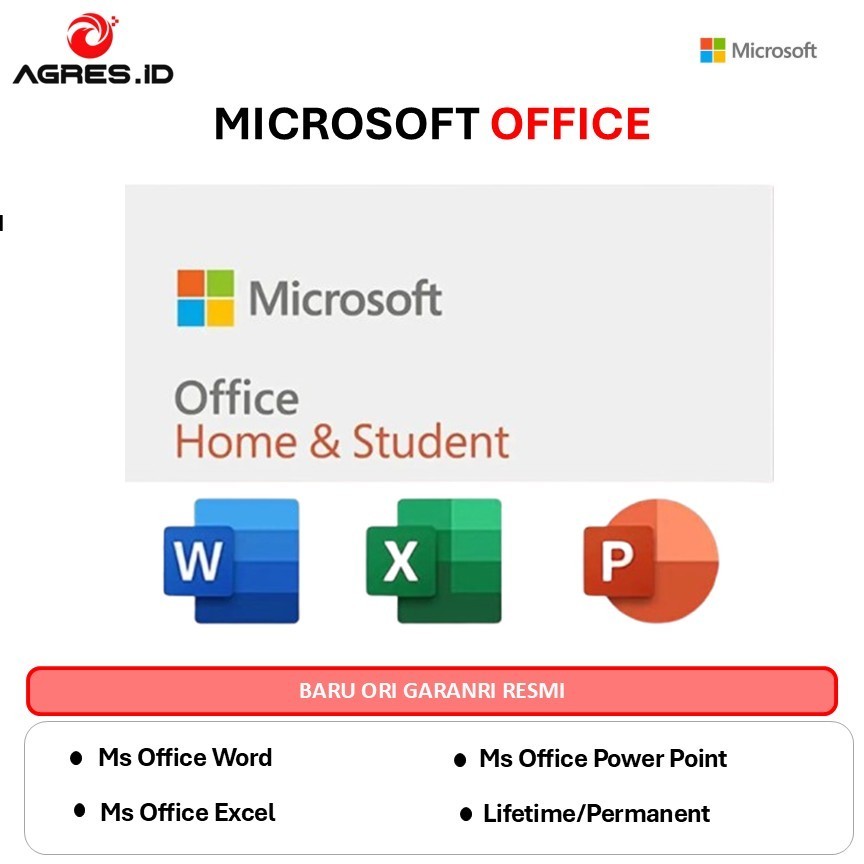 SOFTWARE MICROSOFT OFFICE HOME & STUDENT LIFETIME