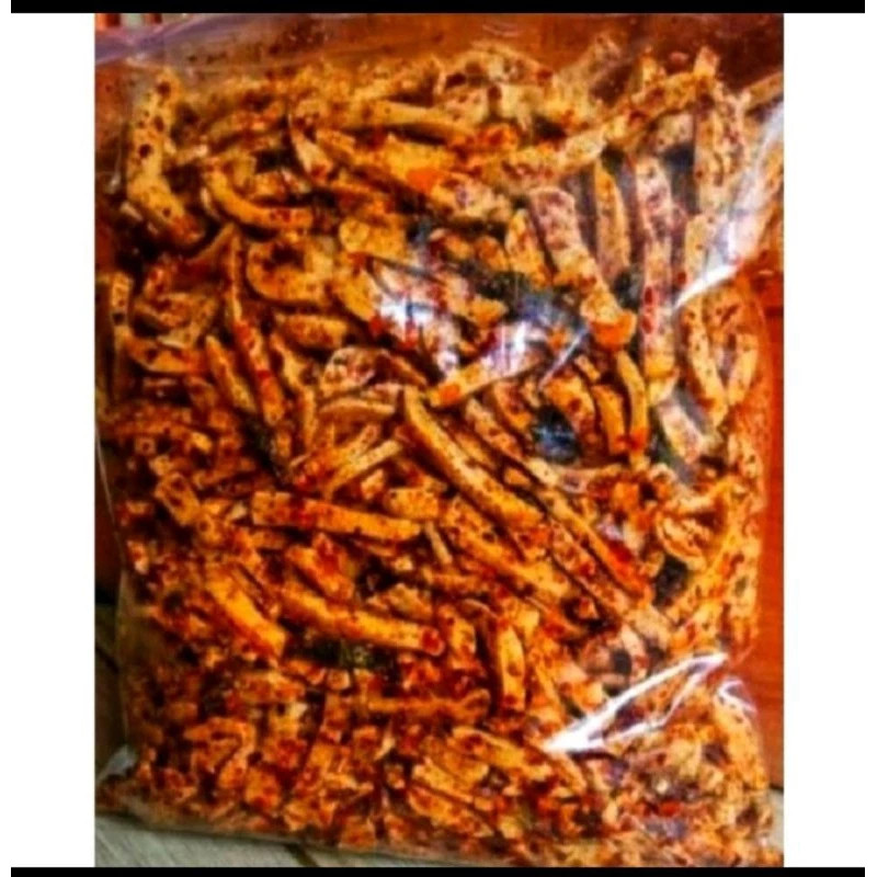 Basreng Renyah Daun Jeruk 1kg / Basreng Stik Pedas 1Kg