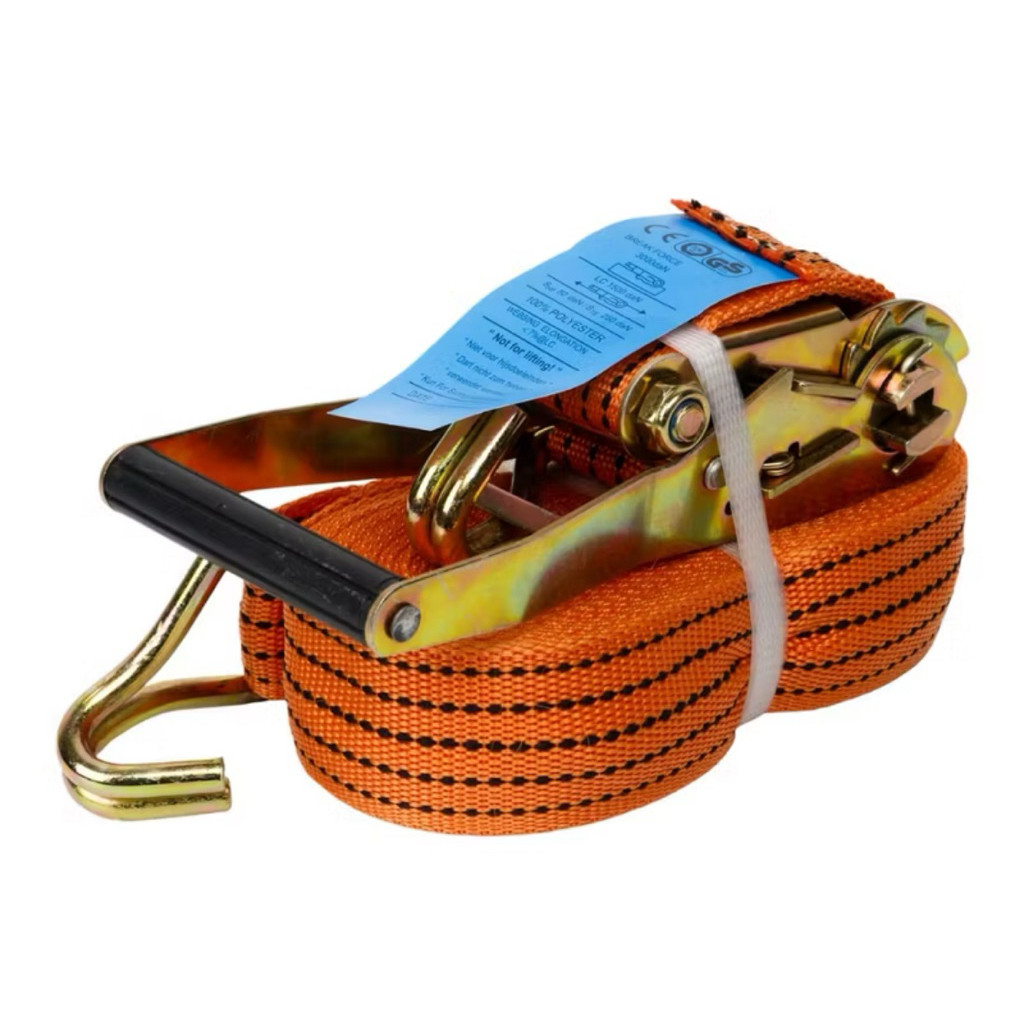 WHEELIX - Tali ikat 5 cm x 10 meter trek belt ratchet tie dowm tali ikat barang truk track belt