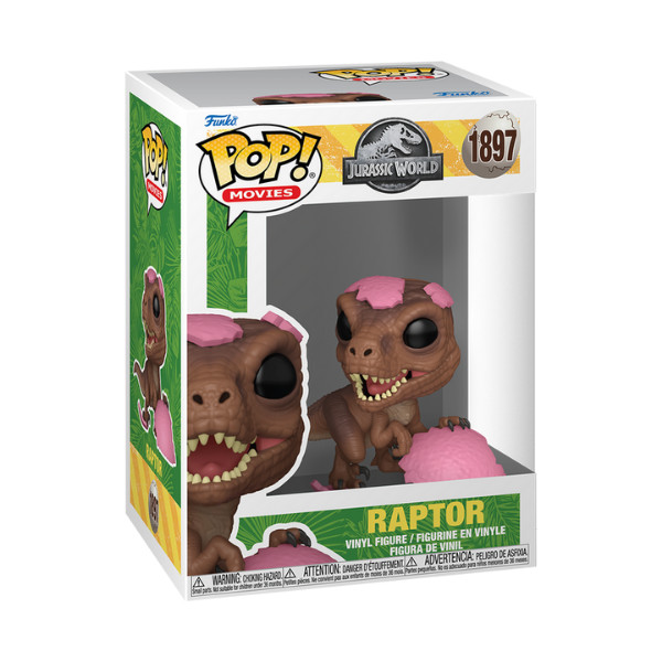 Funko Pop Movies Jurassic Park Spring Raptor Hatching Pink Egg