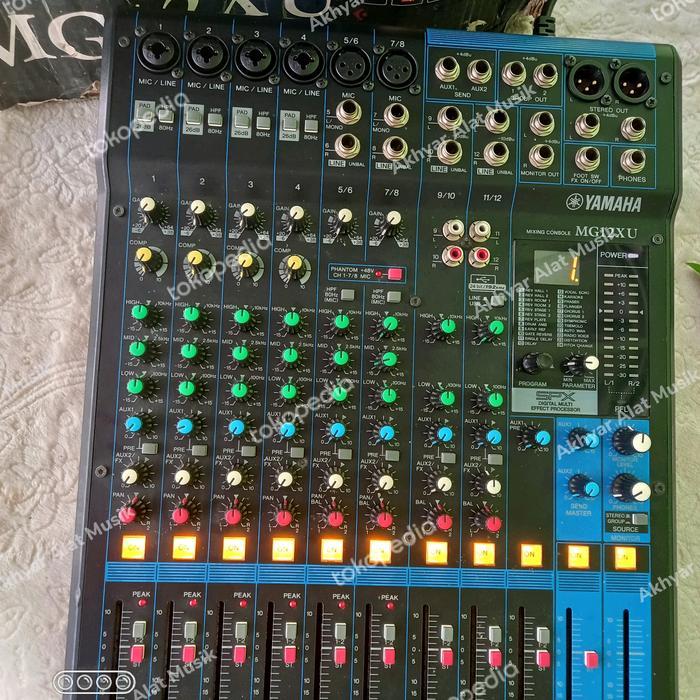 Mixer Yamaha MG12XU original Made in Indonesia no kw kw Normal Jaya ok