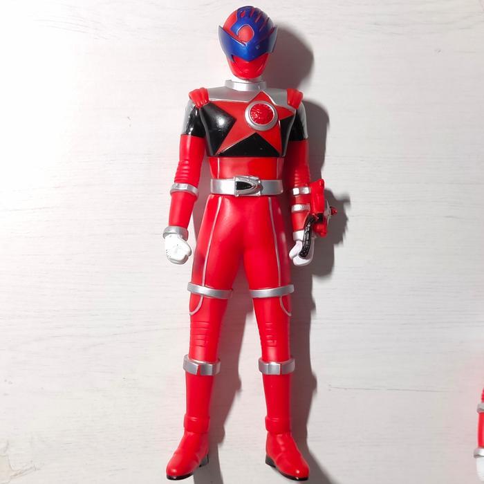 BANPRESTO BIG SOFUBI UCHU SENTAI KYURANGER SHISHI RED 26 CM RANGERS