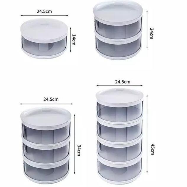 Rak Makanan Tudung Saji 4 Susun