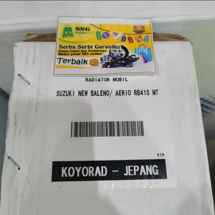Radiator Suzuki Aerio Baleno Next G Manual Koyorad - Koyorad PASS