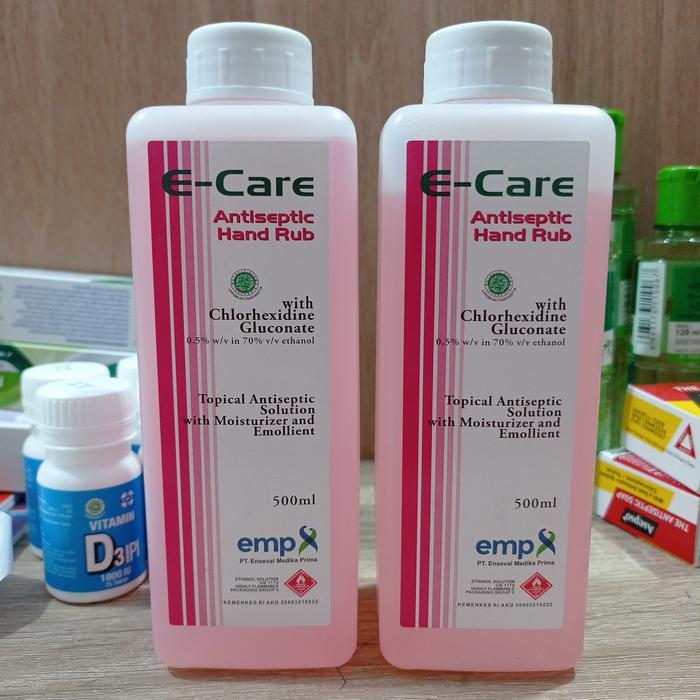 E-CARE ANTISEPTIC HAND RUB [1 BOTOL 500ML]