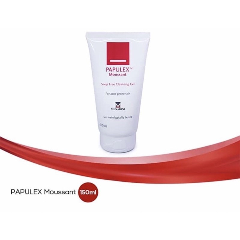 Papulex Moussant Cleansing Gel 150 Ml (Sabun Muka Khusus Jerawat)