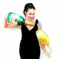 CP - Balon Foil Gelas Wine / Set Gelas Wine Mini 40cm