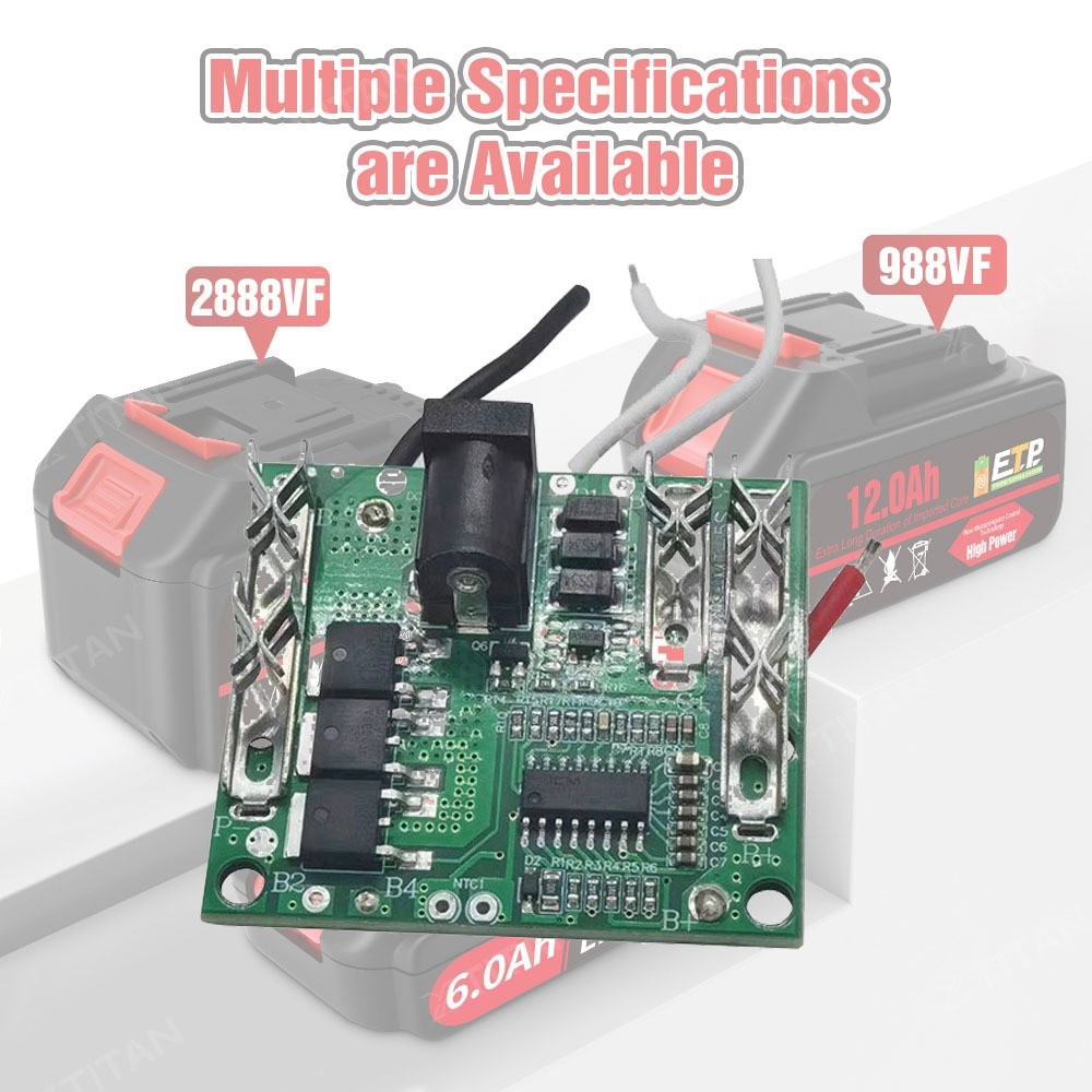 Bms Modul Baterai 5s 18v 20v 21v 48v 88v 99v Bms Baterai Cordless Lxt / BMS 5Cell Battery Bor Cordle