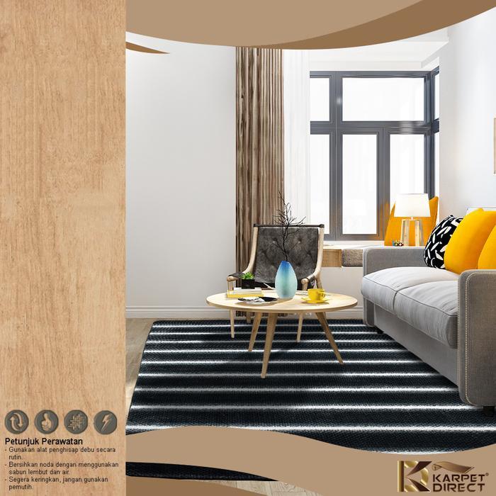 [Karpet Direct] Zag (Abu-abu) 200x280 cm - Line