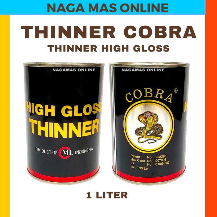 THINNER COBRA 1 LITER / THINNER HIGH GLOSS / PENGENCER CAT MOBIL CAT DUCO