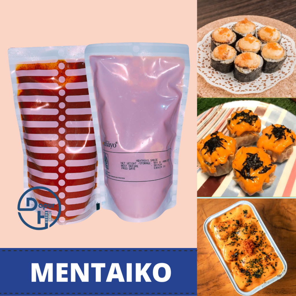 (Sport_FX) OMAYO Mentaiko Sauce 500 g Halal | Biang Saus Mentaiko--