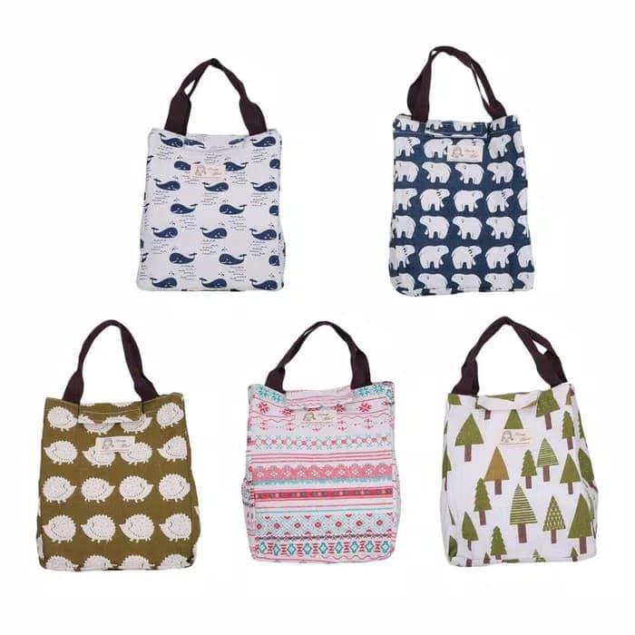 lunch bag/tas bekal/coolar bag size besar like tupperware