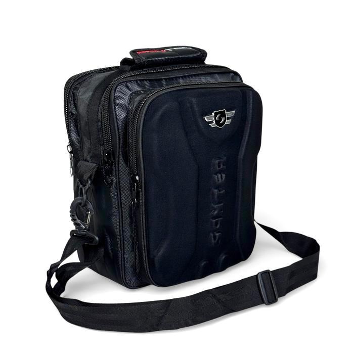 Tas Selempang Pria Tas Tablet  10.inch Tas Jing Jing SANTER Slingbag - Hitam