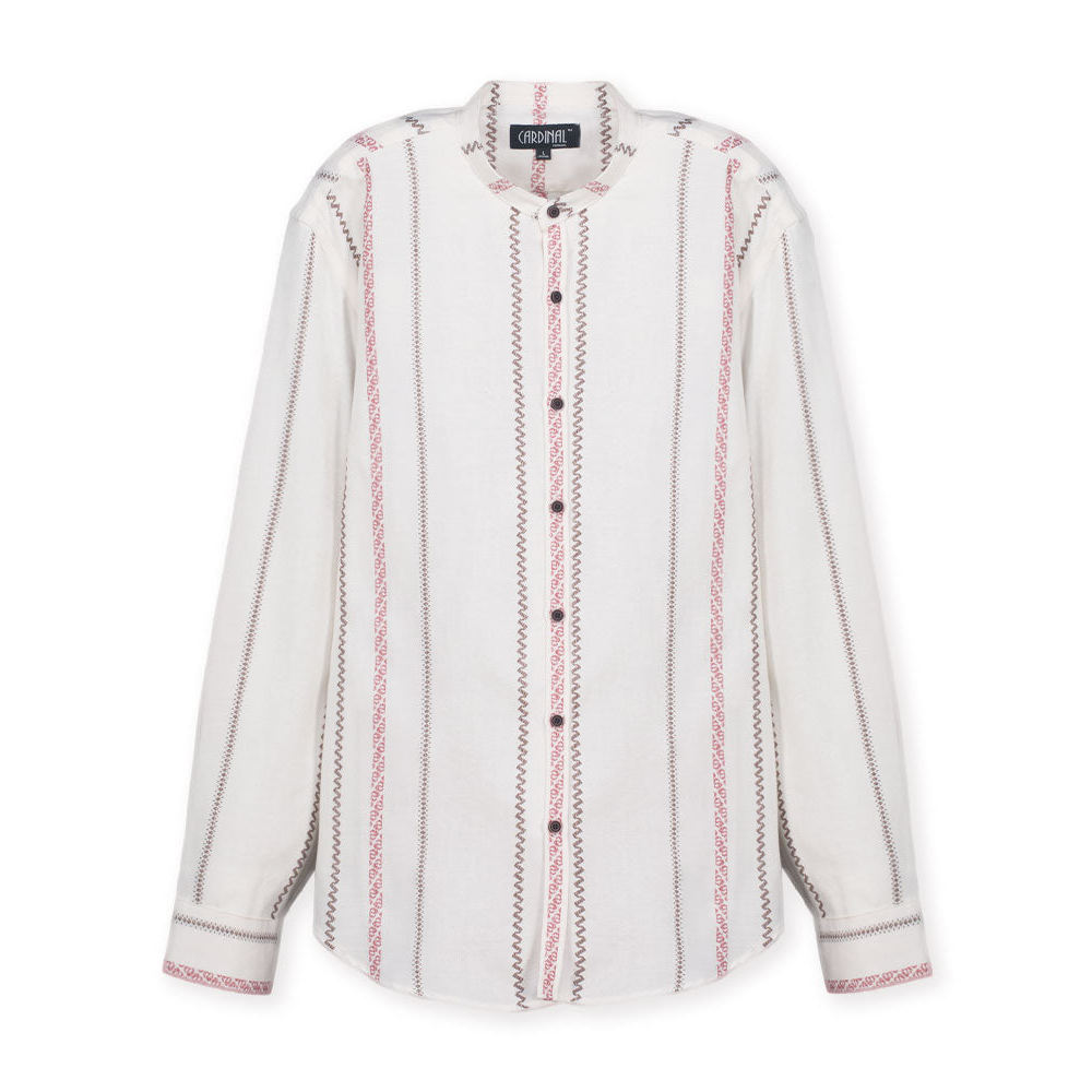 Cardinal Kemeja Koko Lengan Panjang F0447J08D