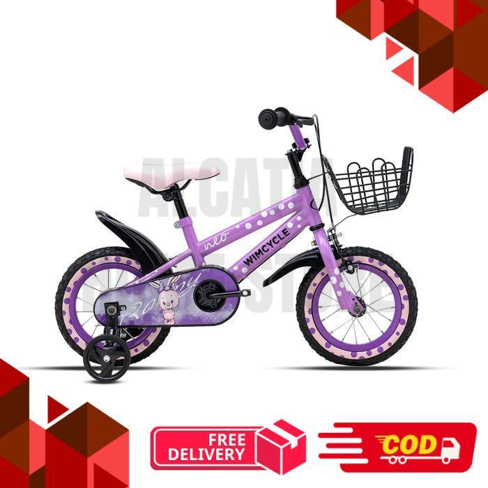 Wimcycle Neo Sepeda Anak [12 Inch] - Rany Purple