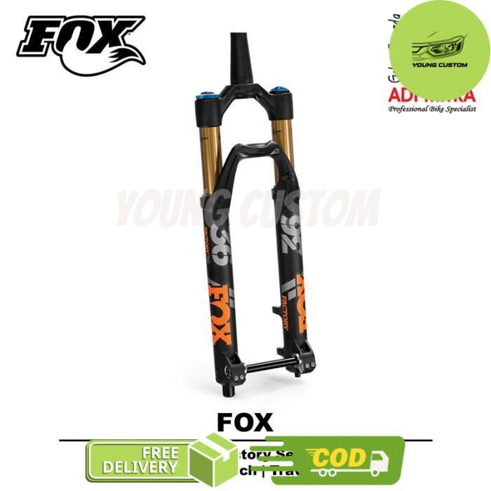 FOX Float 36 Factory Series GRIP2 2020 Fork Sepeda 26 Inch Travel 100mm Matte Black Steerer 1-1/8 - 