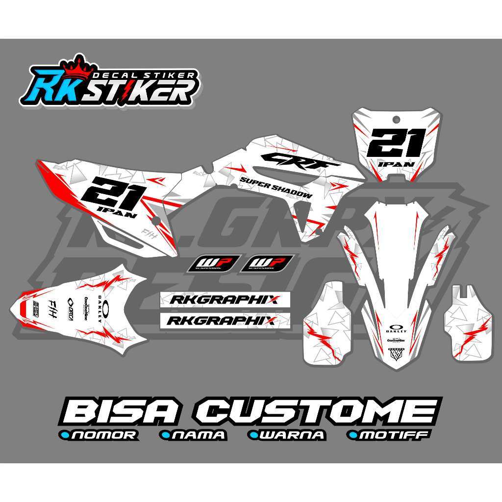 Decal CRF 450 2021 Fullbody CRF 450 R / 250 Hrv Free Custome Design