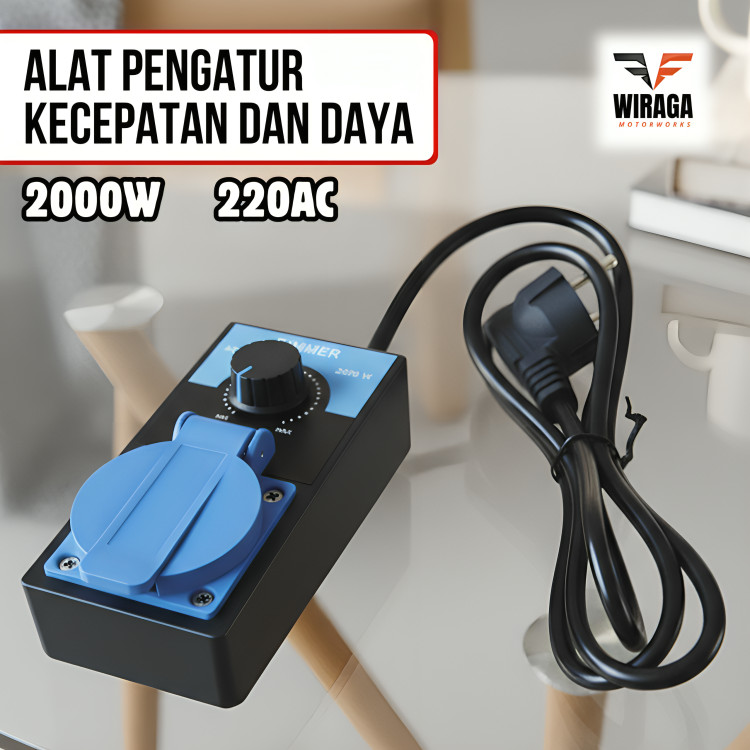 Dimmer Speed Control 2000W Pengatur Kecepatan Gerinda Dimmer Gerinda 2000 Watt AC 220V