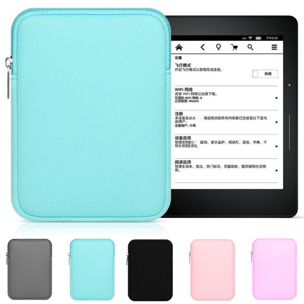 6 6.8 7 10 11 in E-Reader Sleeve Lightweight Colorful Carrying Case Universal for Kindle Paperwhite/